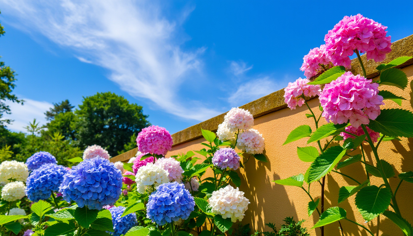 découvrez comment optimiser la plantation de vos hortensias avec des conseils sur la distance idéale à respecter par rapport aux murs, pour un jardin épanoui et harmonieux.