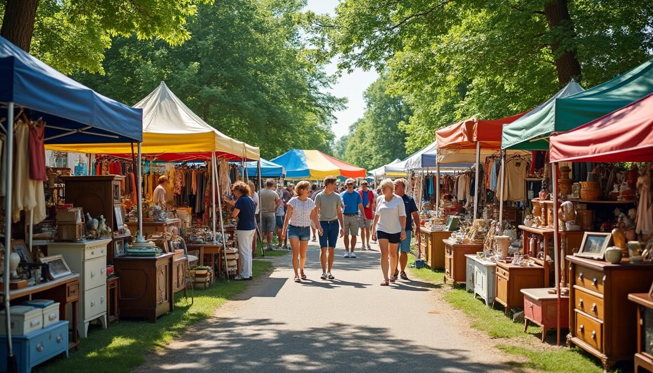 Découvrez les meilleures brocantes et foires à tout dans l'Eure (27). Parcourez nos événements pour dénicher des trésors uniques, antiques et faits main. Que vous soyez amateur de vintage ou à la recherche d'une pièce rare, nos marchés vous attendent pour des moments de chine inoubliables!
