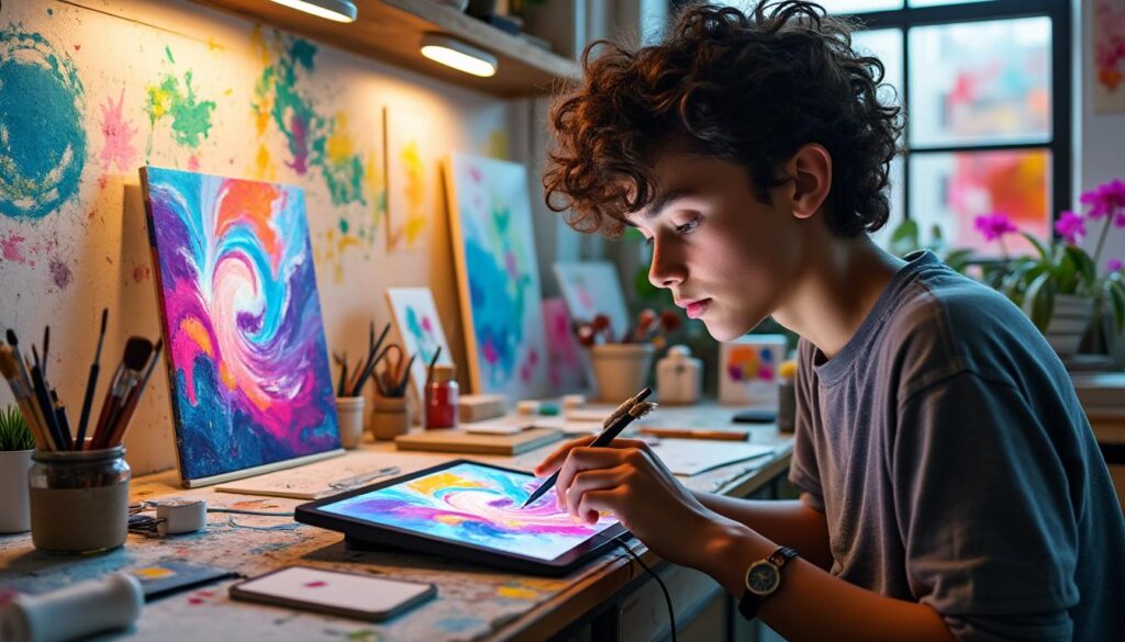 découvrez wombo art, l'application innovante qui transforme vos images en œuvres d'art uniques grâce à l'intelligence artificielle. apprenez comment cette plateforme révolutionne la créativité et explorez les fonctionnalités qui permettent de créer des tableaux époustouflants en quelques clics.