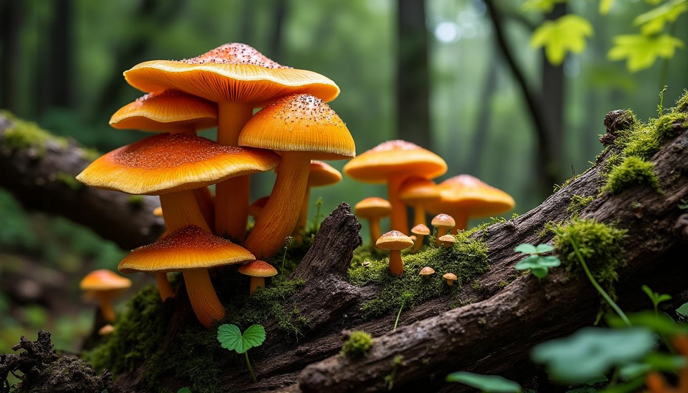découvrez comment les champignons orange sur bois mort contribuent à recycler la matière organique, enrichir les sols et maintenir l’équilibre de l’écosystème forestier.