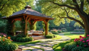 découvrez nos conseils pour aménager une gloriette et créer un espace convivial dans votre jardin. idées déco, choix de mobilier et astuces pour profiter pleinement de votre extérieur toute l’année !