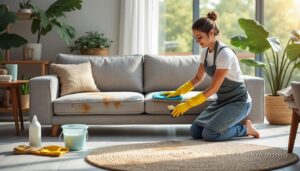 découvrez nos astuces simples et efficaces pour nettoyer un canapé en tissu, éliminer les taches et redonner de l’éclat à votre salon sans l’abîmer.