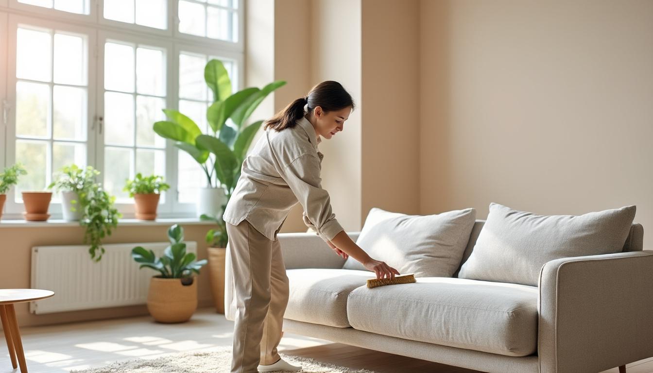 découvrez nos conseils pratiques et astuces pour nettoyer efficacement un canapé en tissu, éliminer les taches tenaces et redonner de l’éclat à votre salon facilement.