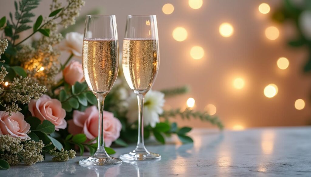 découvrez comment la couleur champagne apporte une touche subtile et raffinée à votre décoration, idéale pour créer une ambiance festive et élégante lors de tous vos événements.