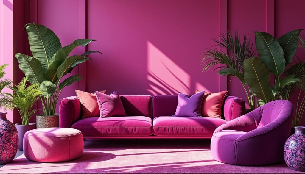 osez la fantaisie avec la couleur fuchsia pour votre décoration intérieure ! découvrez comment intégrer cette teinte vibrante et tendance pour apporter énergie et originalité à vos espaces de vie.