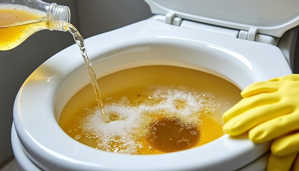 découvrez pourquoi l'acide chlorhydrique est si efficace pour nettoyer les toilettes : décryptage de son action puissante contre les taches, le tartre et les résidus, ainsi que des précautions à prendre pour un usage en toute sécurité.