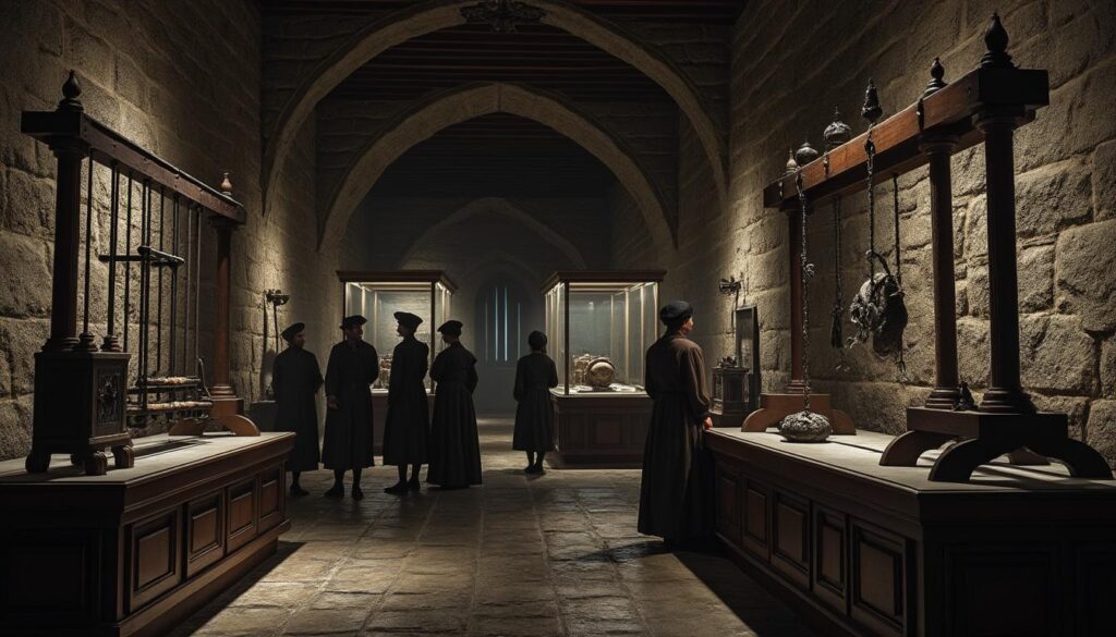 explorez le musée de la torture et plongez dans son histoire fascinante, découvrez des objets authentiques et vivez une expérience saisissante de la réalité historique.