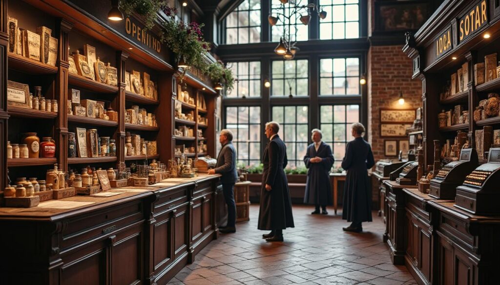 découvrez le musée des commerces d'autrefois et plongez dans l'univers des boutiques d'antan pour un voyage nostalgique au cœur du passé.