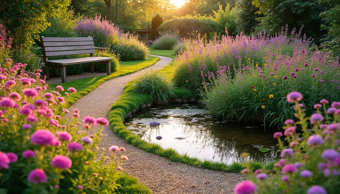 explorez le charme du jardin à l'anglaise, un havre de paix où la nature s'épanouit en toute harmonie pour créer un espace relaxant et enchanteur.