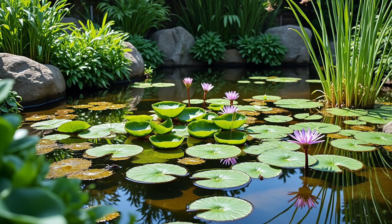 découvrez les plantes aquatiques efficaces pour purifier naturellement l'eau et améliorer la qualité de votre bassin ou aquarium.