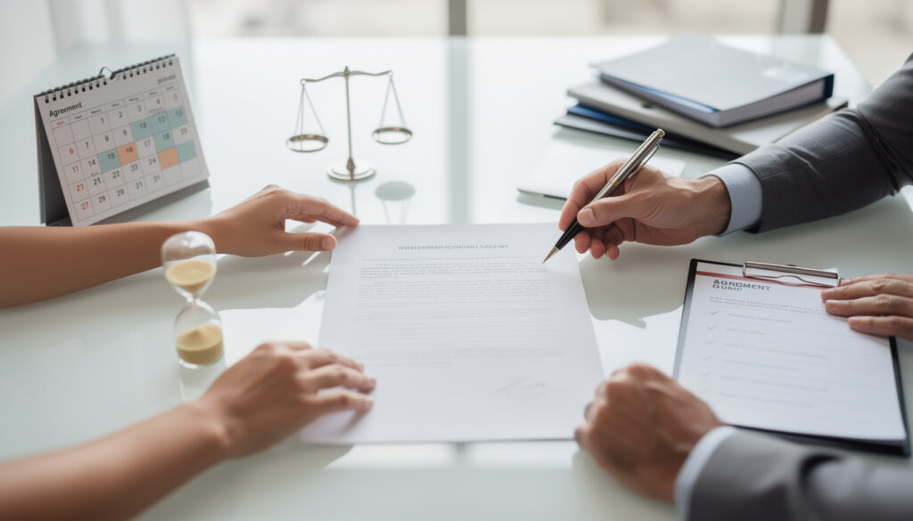 découvrez les étapes clés du compromis de vente, les obligations des parties ainsi que le délai de rétractation à respecter pour sécuriser votre transaction immobilière.