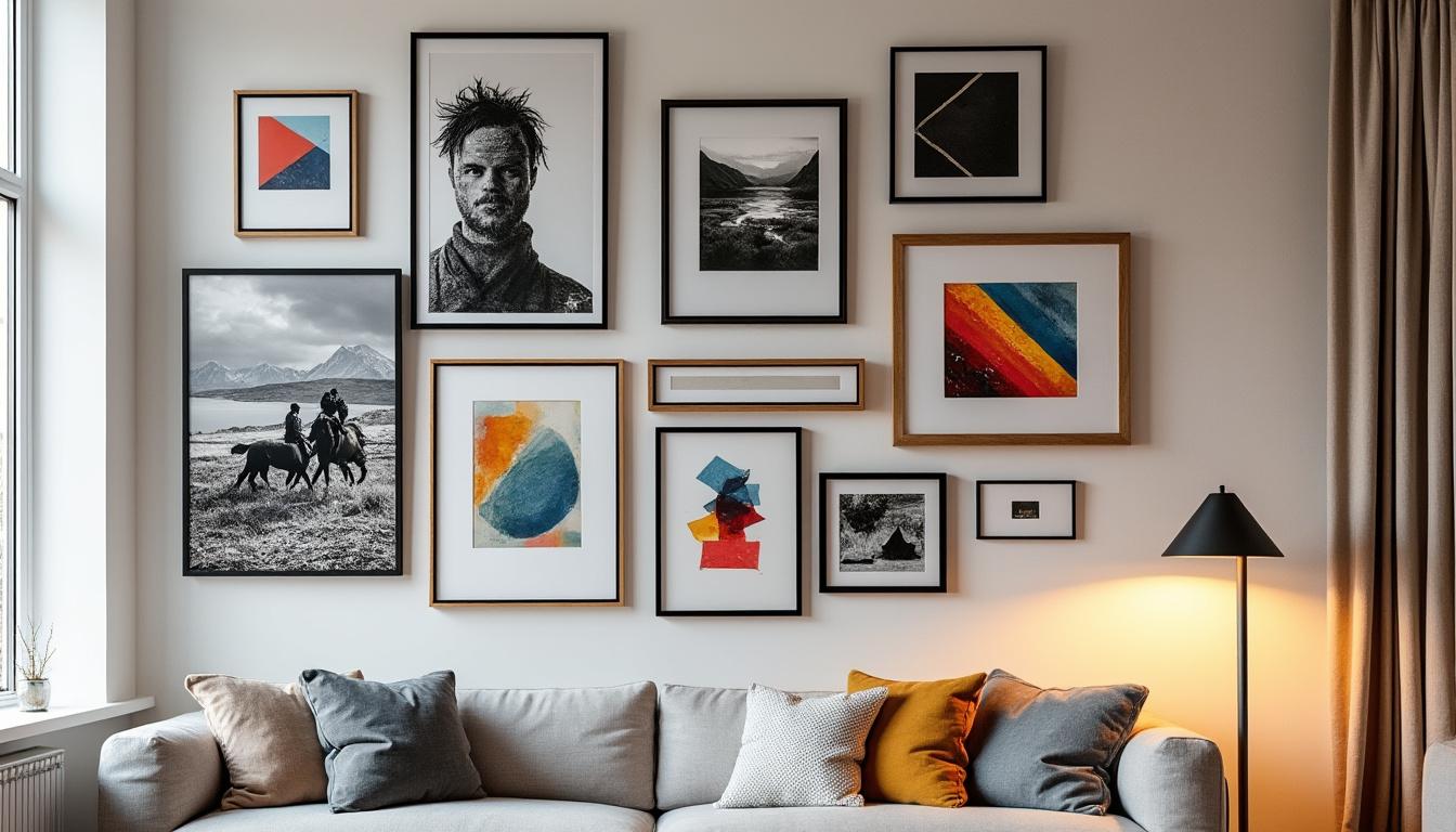 découvrez des idées créatives et inspirantes pour embellir les murs de votre salon et transformer votre espace en un lieu chaleureux et élégant.