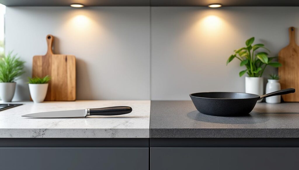 découvrez quelle résistance choisir entre silestone et dekton pour votre plan de travail afin d'assurer durabilité et esthétique dans votre cuisine.