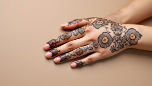 explorez les dernières tendances des mehndi design pour embellir vos mains avec des motifs élégants et modernes, parfaits pour toutes les occasions.