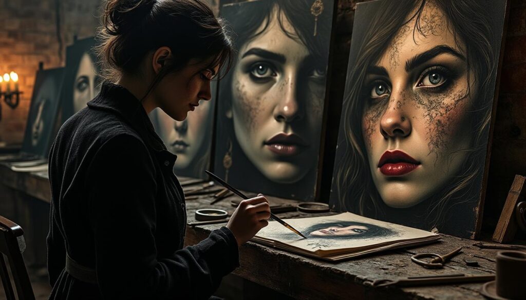 explorez 'painter of the night', une immersion captivante dans un univers artistique riche et une narration fascinante qui vous transportera au cœur de l'histoire.