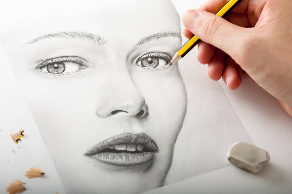 portrait photo en caricature artistique